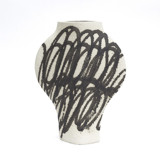 Ceramic Vase  ‘Dal - Circles Black’ Vases