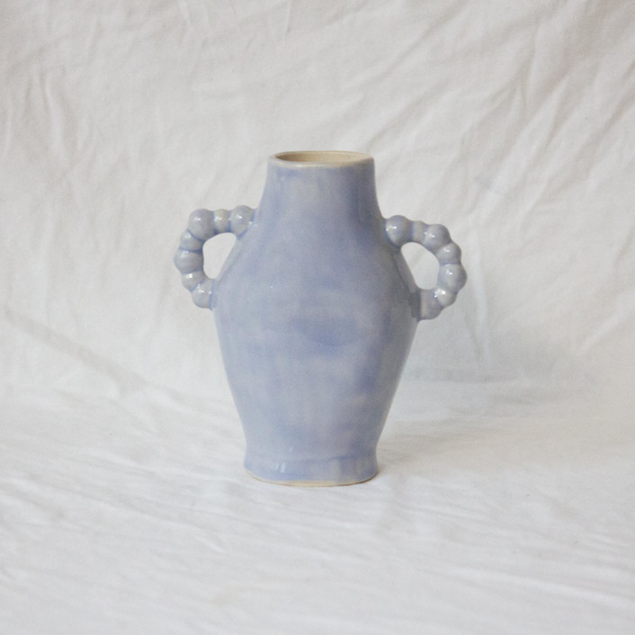 Lavender Beaded Bud Vase Vases by Erika Christine Ceramics | Minted