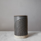 Lace Canister Medium - Gunmetal Vases