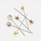 Shell cocktail picks Wine and Bar Tools