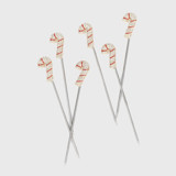 Candy cane cocktail picks Wine and Bar Tools
