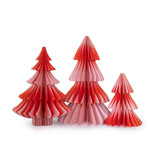 Pink & Red Tree Honeycomb Set Centerpieces and Tabletop Decor