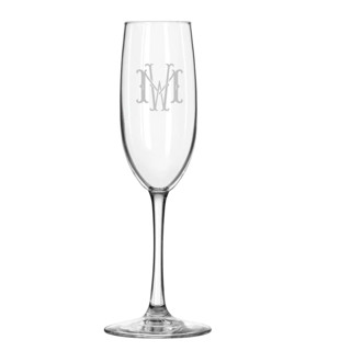 Custom 8 oz. Glass Champagne Flute Gifts for the Bride