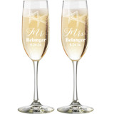 Starfish Toasting Flutes - Set of 2 Couple gifts
