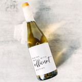 Officiant Gift Wine Label | Pairs well with Officiant Duties Couple gifts