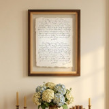 Wedding Vows Print, 100% Cotton Paper Anniversary Gift, Custom Vow Keepsake Couple gifts