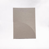 Gray Textured, Embossed, Curved Invitation Pocket, Qty 10 Invitation Pockets