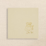 “I Do, Too!” Bulldog Wedding Cocktail Napkins Champagne Napkins