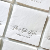 The Night Before Cocktail Napkins | Custom Rehearsal Dinner Decor | Set of 50 Napkins