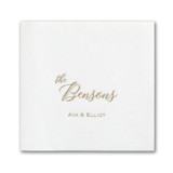 Custom Personally Your Own Premium Napkin - Beverage - Pack of 100 Napkins