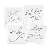 Handwritten Words Napkin - Pack of 48 Napkins