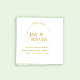 Arch Fun Fact Napkin, cocktail size, set of 100 Napkins