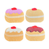 Sufganiyah Large Napkins - Set of 16 Napkins