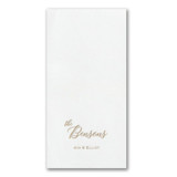 Personally Your Own Premium Custom Napkin - Guest Towel - Pack of 100 Napkins