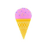 It's A Birthday Ice Cream Guest Napkins - Set of 16 Napkins