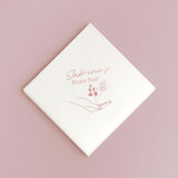 Floral Bridal Bash Napkin, cocktail size, set of 100 Napkins