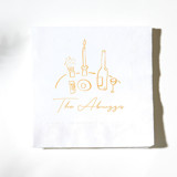 Food, Family, Friends Napkins Napkins