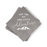 Greatest Adventure Napkin Pack, cocktail size, pack of 50 Napkins