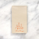 Food, Family, Friends Napkin, guest towel, set of 50 Napkins