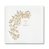 Custom Hanging Vines Premium Napkin - Beverage - Pack of 100 Napkins