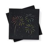 Fireworks Cocktail Napkin Pack, set of 20 Napkins
