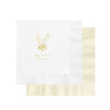 Custom Champagne Glasses Napkin - Pack of 100 Napkins