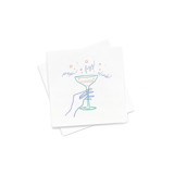 Champagne Pop, Fizz, Clink Napkin Pack, cocktail size, pack of 50 Napkins