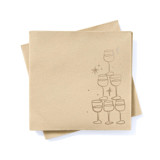 Champagne Tower Napkin Pack, cocktail size, set of 20 Napkins
