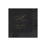 Script Monogram Custom Napkin - Pack of 100 Napkins