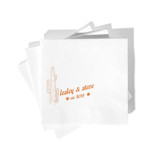 Destination Mexico Cactus Napkin, cocktail size, set of 100 Napkins