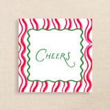 Cheers Striped Personalized Cocktail Napkins | Pack of 50 premium quality Napkins
