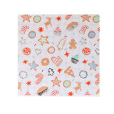 Baking Spirits Bright Pink Baking Large Napkins - Set of 16 Napkins