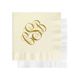 Wedding Monogram Custom Napkins - Pack of 100 Napkins
