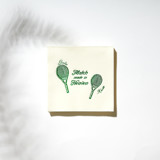 Match Made in Heaven Tennis Napkin, set of 50 Napkins