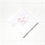Dear Script Napkin, cocktail size, set of 100 Napkins