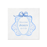 Blue Bib Baby Shower Napkin Napkins