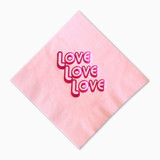Love Love Love Napkin Pack, cocktail size, pack of 20 Napkins