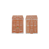 Baking Spirits Bright Tall Gingerbread House Guest Napkins - Set of 16 Napkins