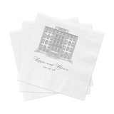 Custom Venue Cocktail Napkins, Pack of 200