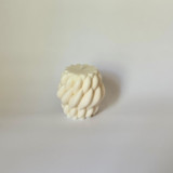 White Thick Woven Candle Candles