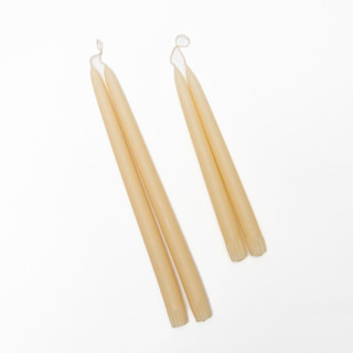 The 11 Inch Hand-Dipped Taper Candle in Ivory Candles
