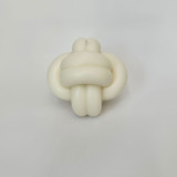 Large White Knot Candle Candles