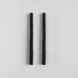 SET OF 2 - FLORA TAPERS // CHARCOAL Candles