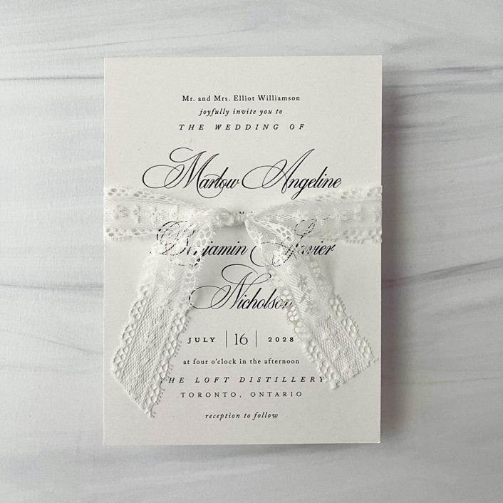 Efo Ribbon Lace Ribbon - Delicate White - 1