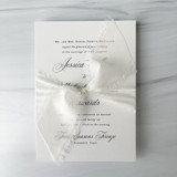 2" Signature Sheer - Antique White Ribbons