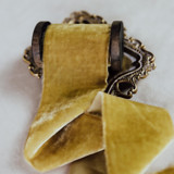 Silk Velvet Ribbon Golden 2" Wide Ribbons