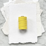 Butter Yellow Waxed Linen Twine, 4-Ply Ribbons