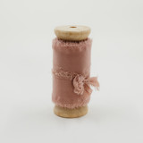 Silk Wedding Ribbon Dusty Rose 2" Wide Ribbons