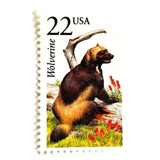 Wolverine Postage Stamps | North American Wildlife Series | Vintage Unused USPS Postage 22c | Pack of 20 Postage Stamps