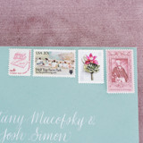 Pink Garden Postage Collection Postage Stamps